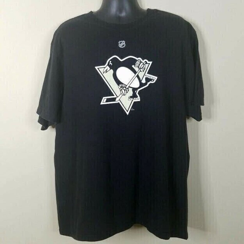 Reebok‎ NHL Pittsburgh Penguins Neal 18 T-Shirt Black 2XL Cotton